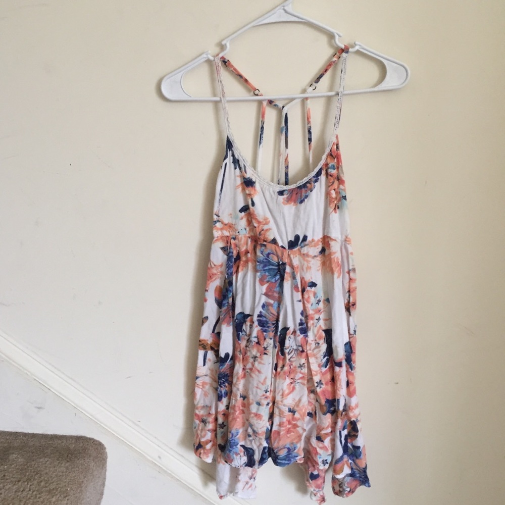 White Floral O’Neill Summer Beach Dress